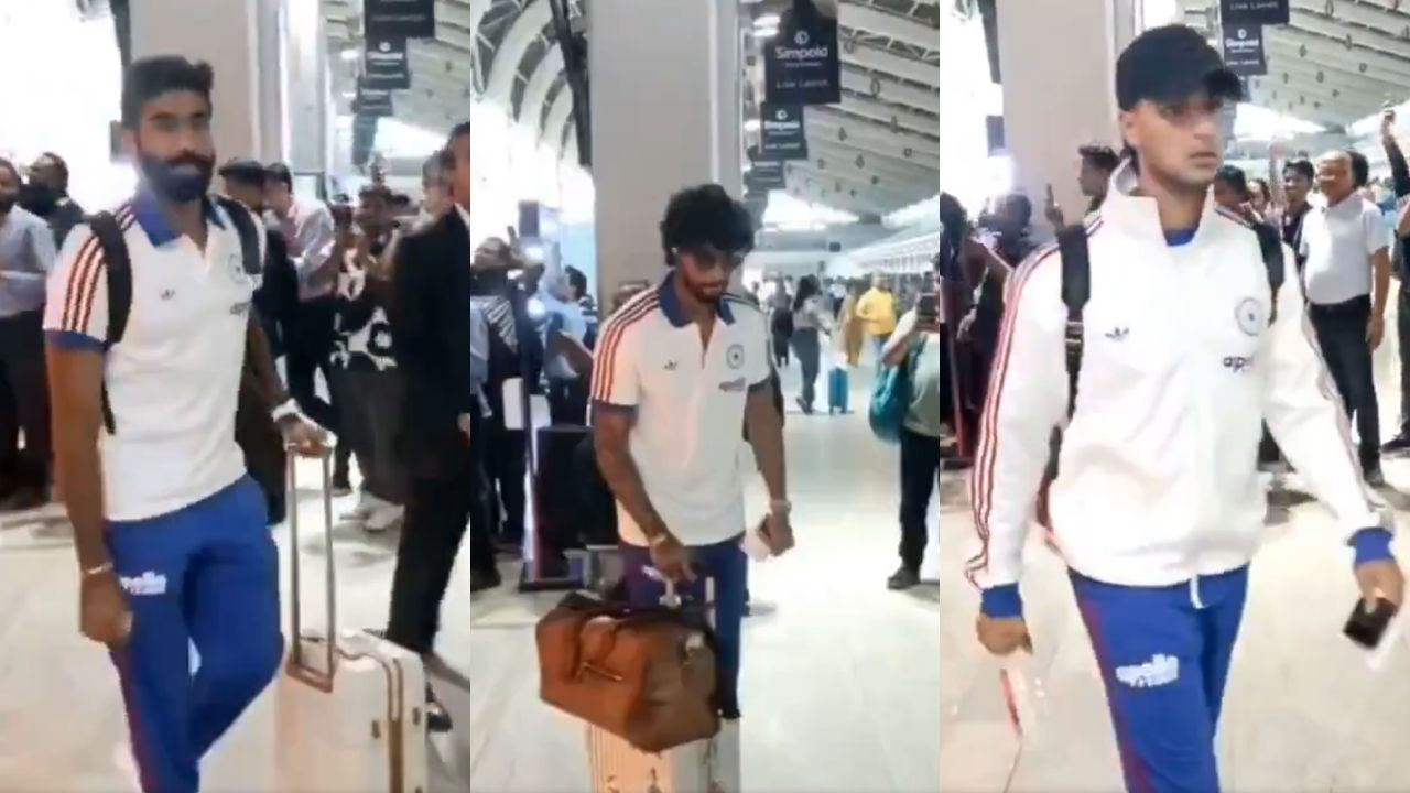 Watch: Abhishek Sharma with Full Indian Squad Leaves for Colombo Ahead of T20 World Cup Clash vs Pakistan