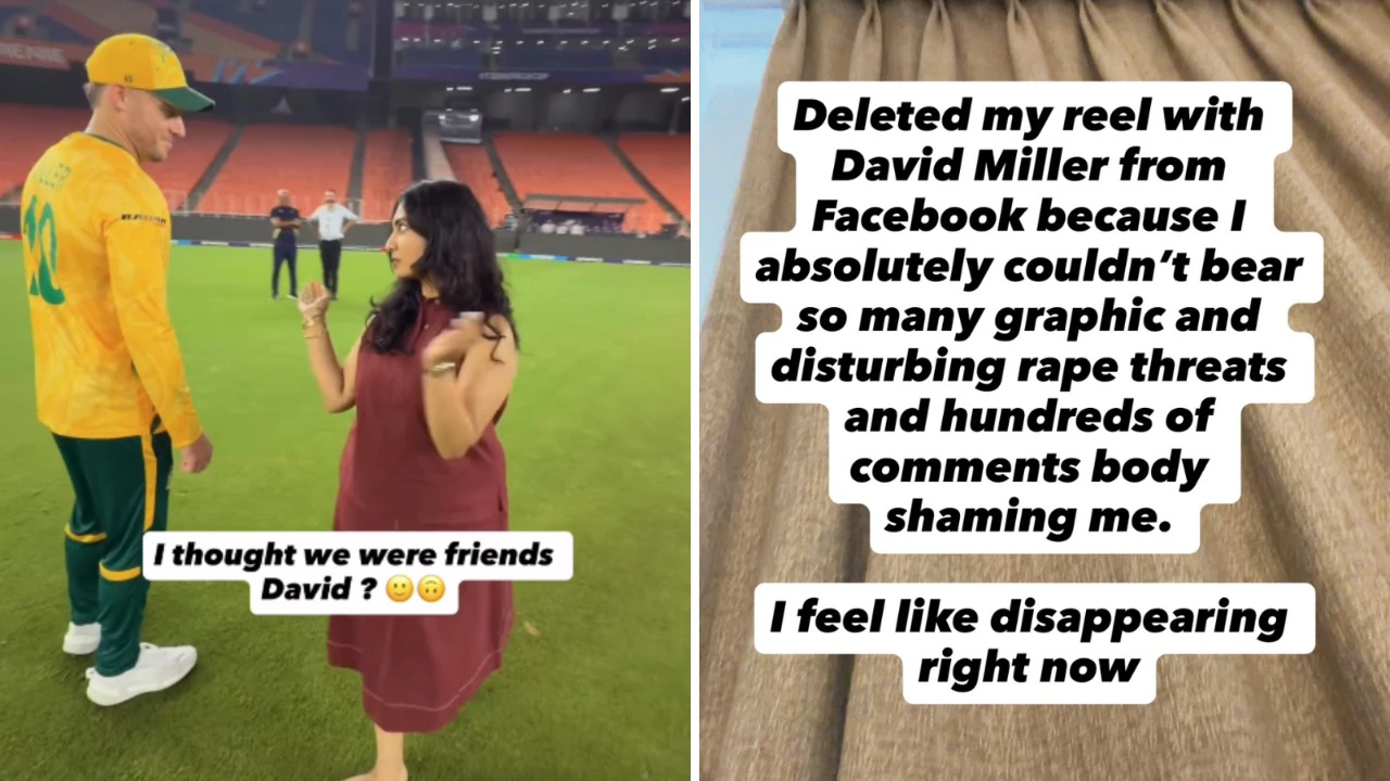 'I feel like...' - Social media influencer deletes viral video with David Miller at T20 World Cup 2026