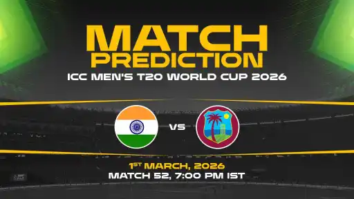 IND vs WI Today Match Prediction