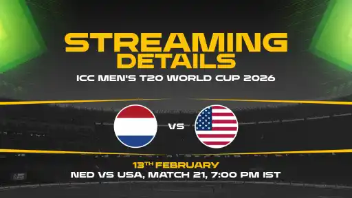 Live Streaming Details USA vs NED