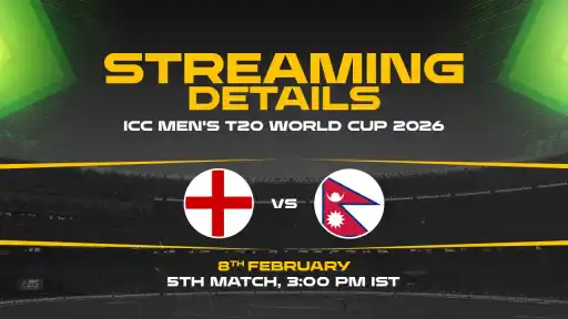 Where To Watch ENG vs NEP