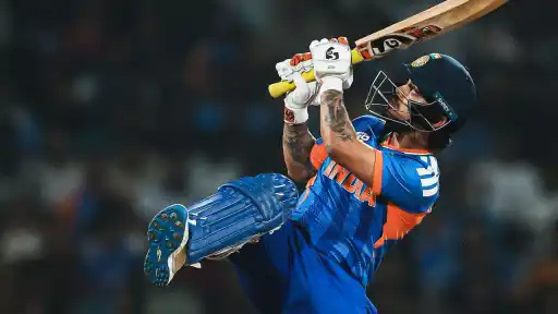 Ishan Kishan slammed 53 off 20 balls with two fours and seven sixes