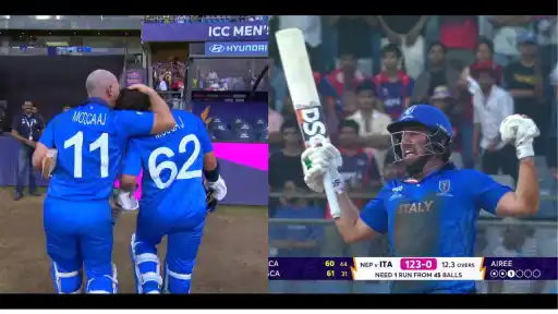 Italy thrashed Nepal by 10 wickets