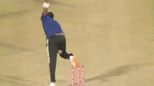 Jasprit Bumrah destroying stumps