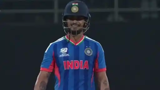 Ishan Kishan smashes 28 runs in one over 