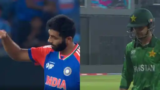 Jasprit Bumrah dismisses Saim Ayub