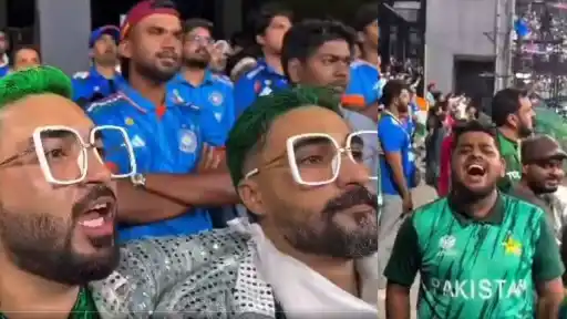 Pakistani fan sings Indian national anthem during IND vs PAK T20 WC 2026 match in Colombo