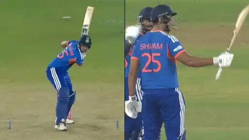 Shivam Dube scored his maiden T20 World Cup half-century for India on Wednesday, February 18