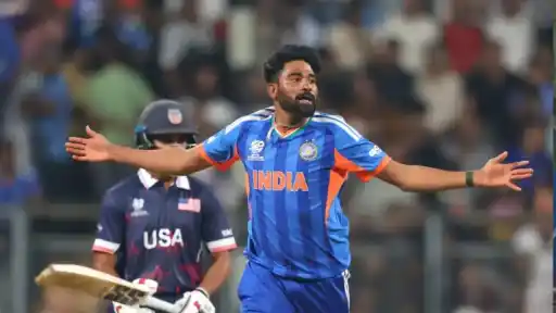 Siraj then bowled an impressive spell of 3/29 in four overs.