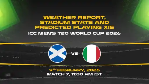 ICC Men's T20 World Cup 2026, Match 7: SCO vs ITA