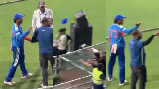 Tilak Varma threw a cap back into the stands