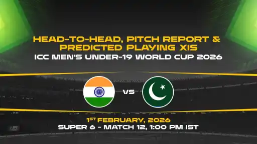 IND U19 vs PAK U19