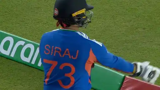 Why did Abhishek Sharma wear Mohammed Siraj's jersey