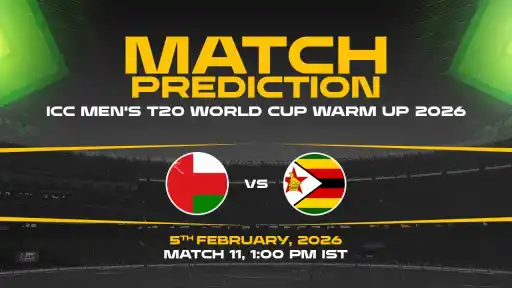 ZIM vs OMN Who will win, ICC Men’s T20 World Cup 2026 warm-up match