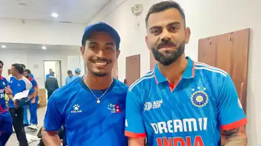 Sompal Kami and Virat Kohli