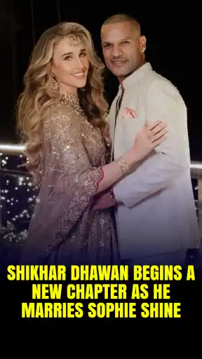 Shikhar Dhawan Marries Sophie Shine
