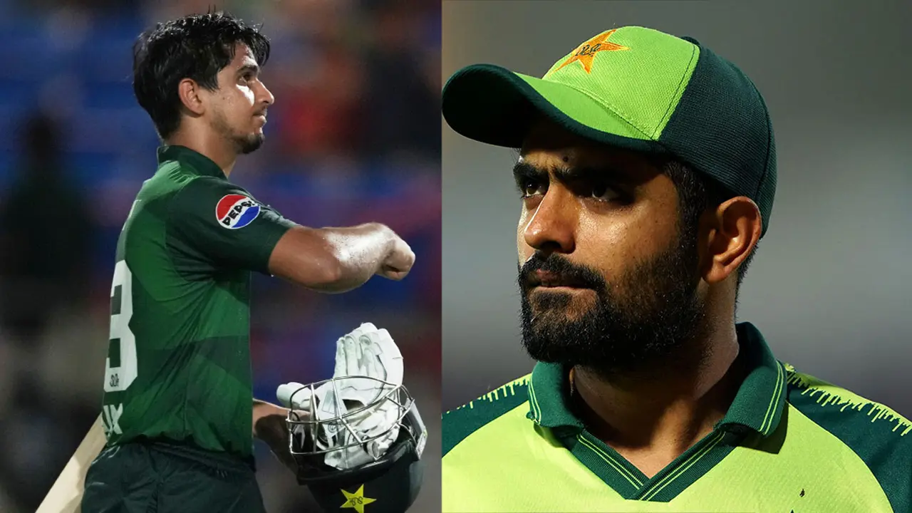 Babar Azam and Saim Ayub
