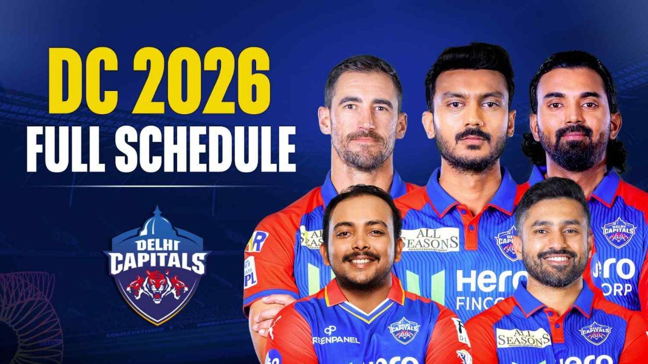Delhi Capitals Fixtures List, Match Dates, Timing and Venues