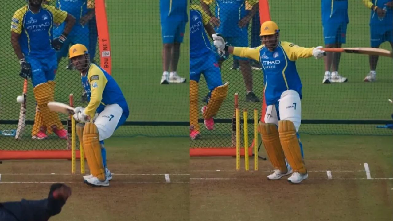 MS Dhoni’s viral dance steals the show during CSK net practice ahead of IPL 2026