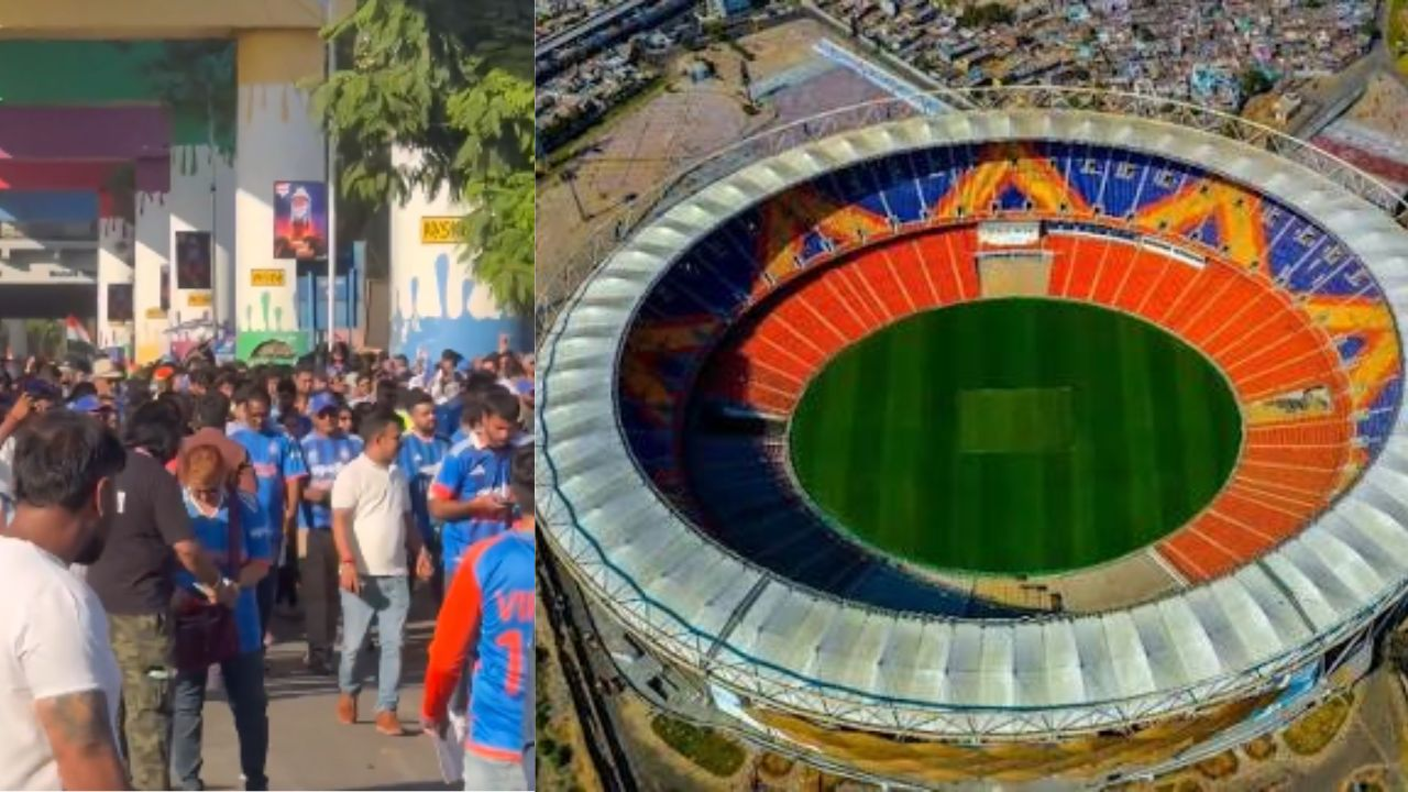 Watch: Huge crowd outside the stadium