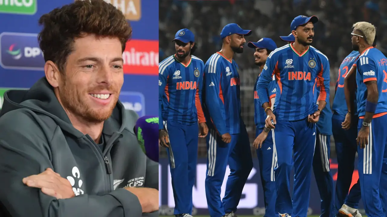 Mitchell Santner on Indian Cricket Team