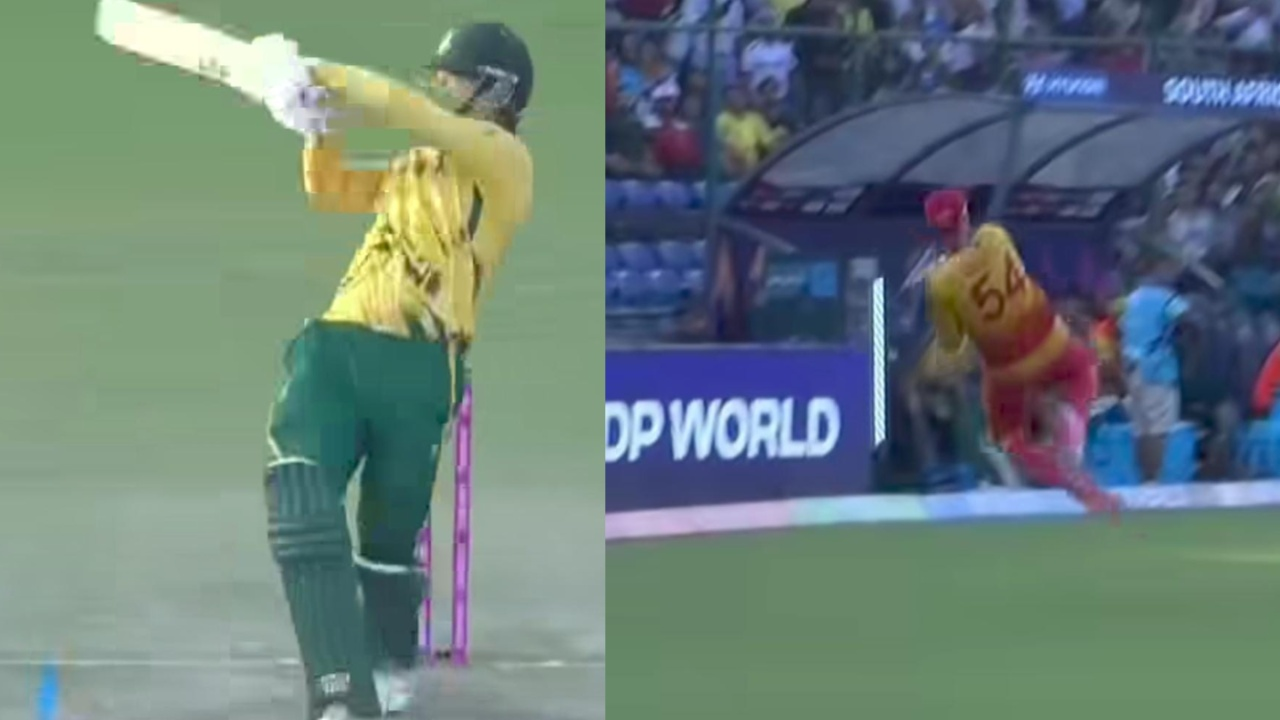 Ryan Burl's breathtaking catch dismisses Ryan Rickelton