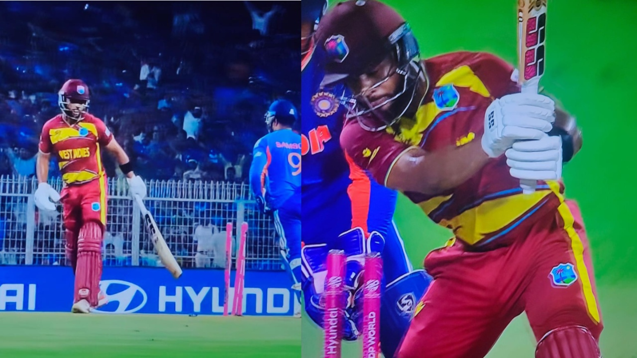 Varun Chakravarthy dismisses Shai Hope