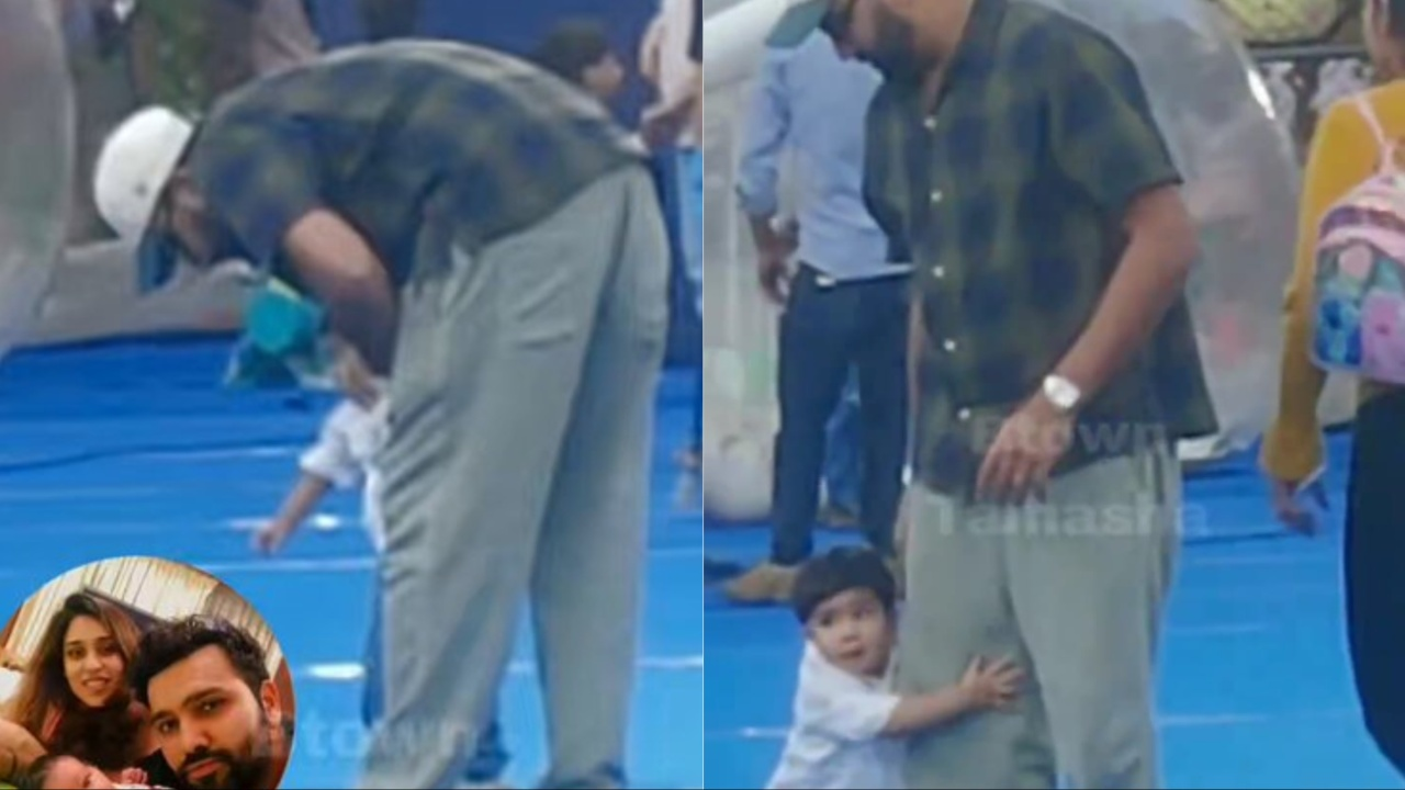 Rohit Sharma’s cute video with son Ahaan