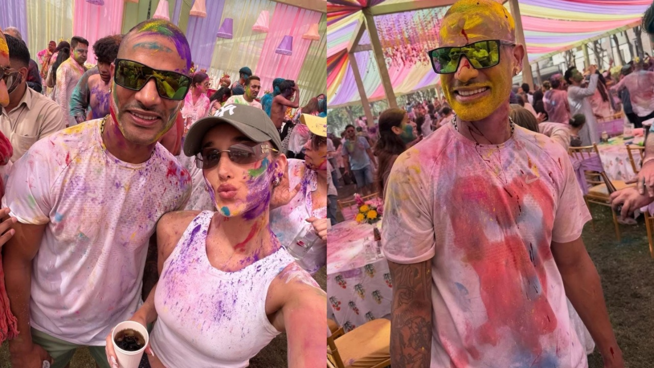 Shikhar Dhawan’s ‘Holi Wali’ moment