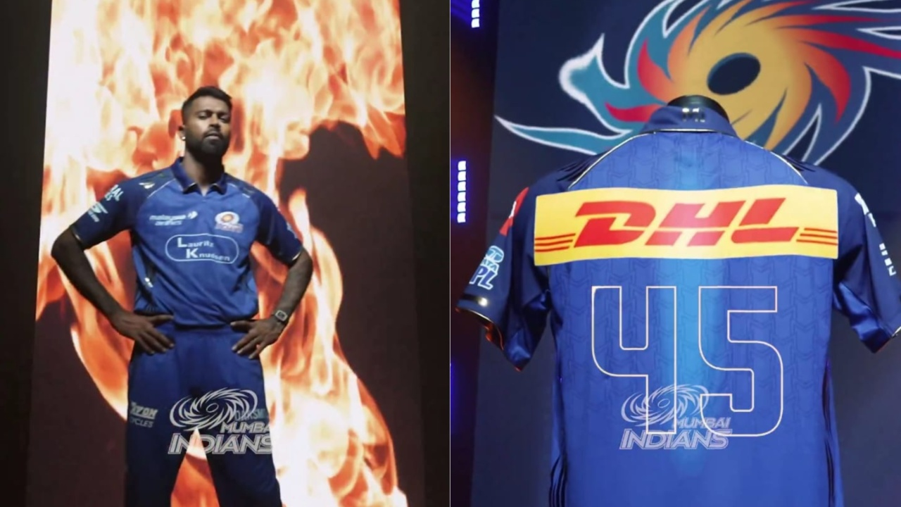 Mumbai Indians unveil new official jersey 