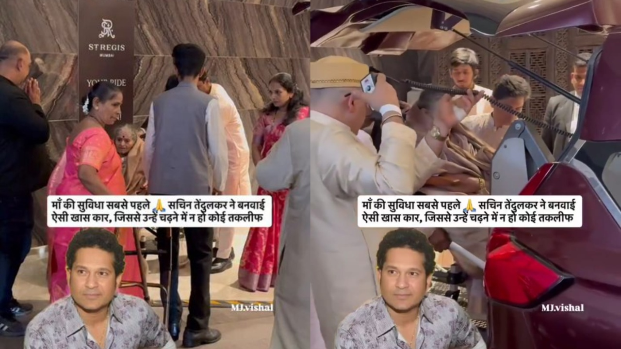 Sachin Tendulkar’s mother gets special car