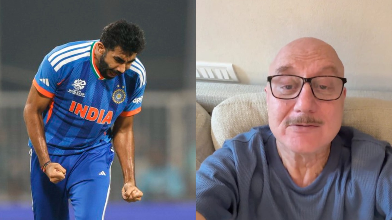  Anupam Kher's special video for Jasprit Bumrah