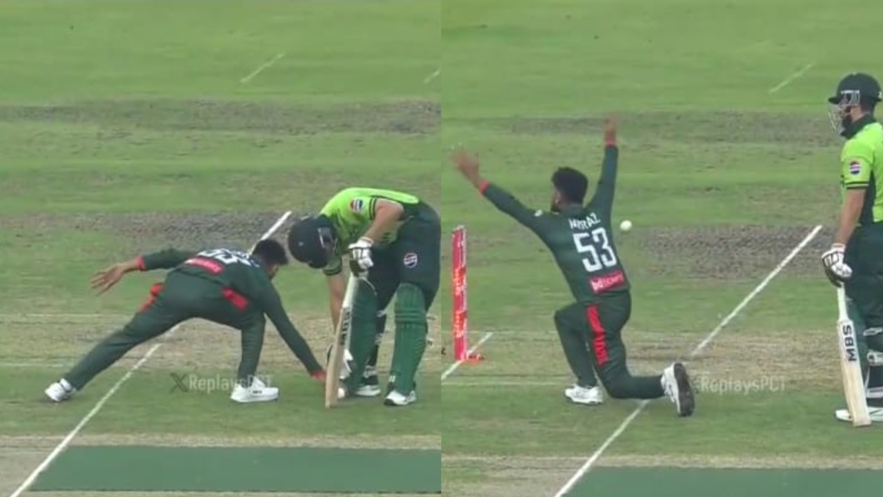 Rare dismissal of Salman Ali Agha