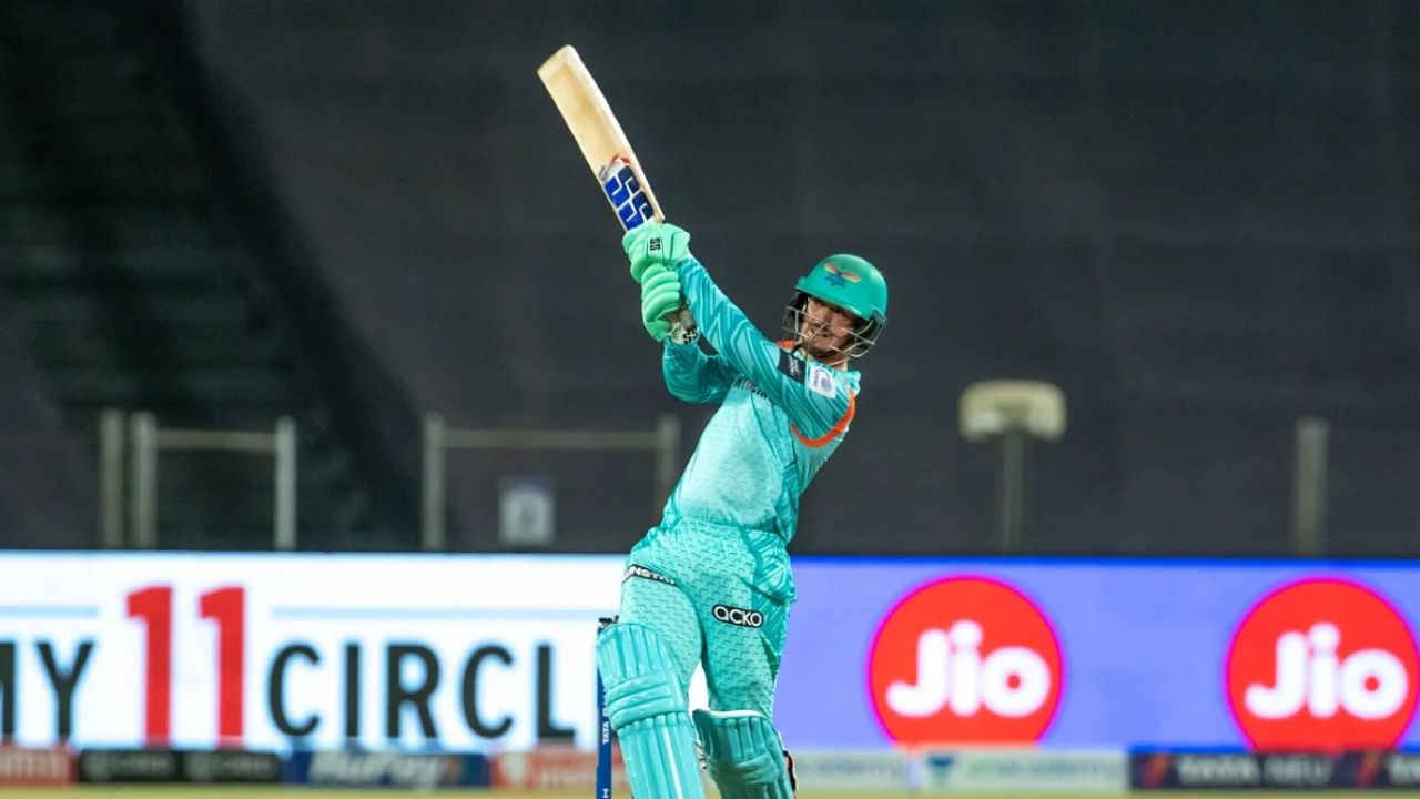 Playing for Lucknow Super Giants in the 2022 season, Quinton de Kock produced a fantastic innings against the Kolkata Knight Riders