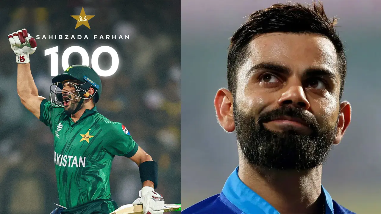 SAHIBZADA FARHAN-VIRAT KOHLI