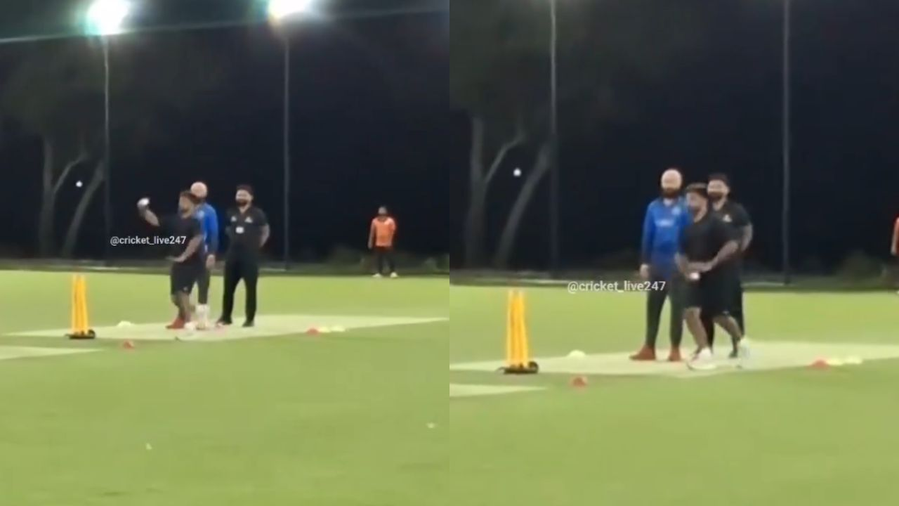 Watch: Sanju Samson surprises fans by bowling ahead of Indian Premier League 2026