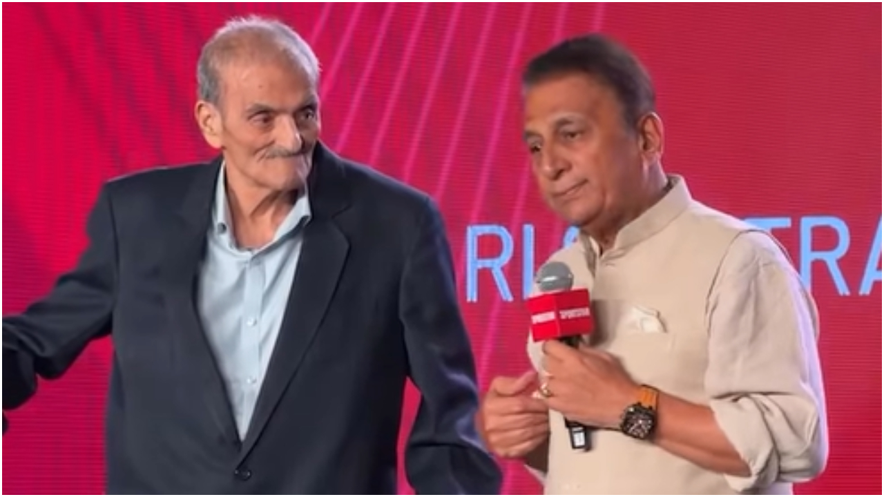 Sunil Gavaskar with Nori Contractor