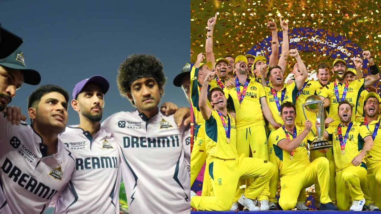 Gujarat Titans and Australia team