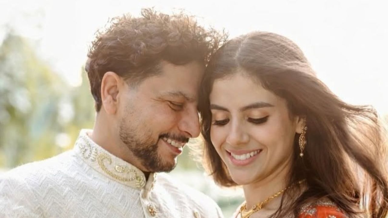 Kuldeep Yadav and his wife