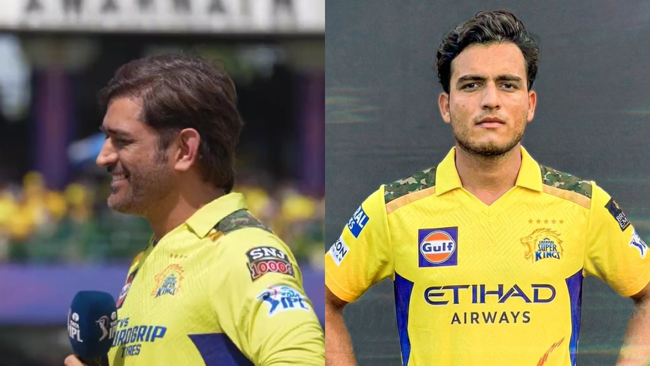 MS Dhoni and Prashant Veer