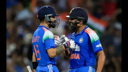 Virat Kohli and Rohit Sharma 