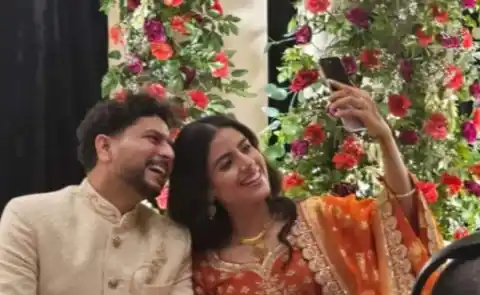 Kuldeep Yadav and Vanshika