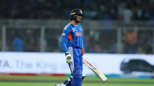 Abhishek Sharma was dismissed for 9 runs in the IND vs ENG T20 World Cup 2026 semifinal match.