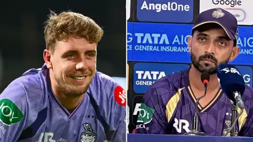 Ajinkya Rahane on Cameron Green bowling