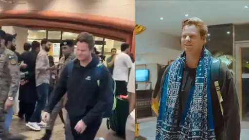 Australian star Steve Smith arrived in Lahore for PSL 2026 despite security threats from a Pakistan-based armed group.
