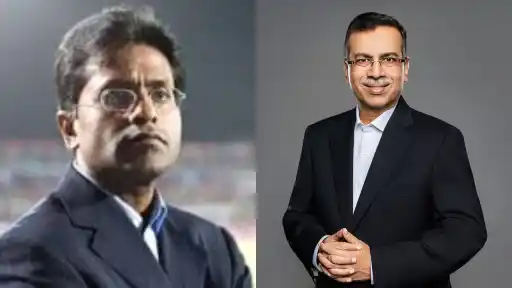 Lalit Modi and Sanjiv Goenka