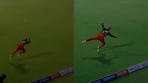 Phil Salt takes a one-handed catch