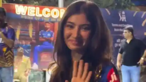 Watch: Dhurandhar actress Sara Arjun with her family reaches Wankhede Stadium for MI vs KKR IPL 2026 Match 2