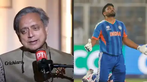 Shashi Tharoor praised Sanju Samson for his skill, focus, and dedication ahead of IPL 2026, calling him Vizhinjam’s pride.