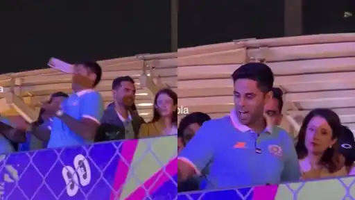 Fan throws phone at Suryakumar Yadav during Mumbai Indians event